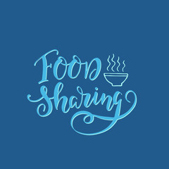 Charity lettering poster