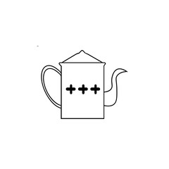 Teapot icon -vector illustration
