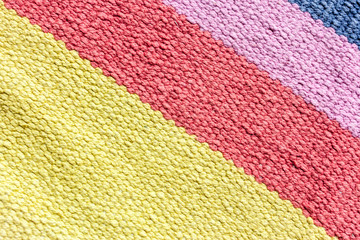 texture of painted striped fabric
