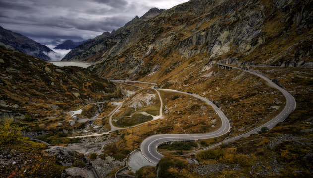 The Alpine region of Switzerland.