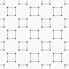 Bezszwowy monochromatyczny minimalistyczny kwadratowy wzór. - 207130312