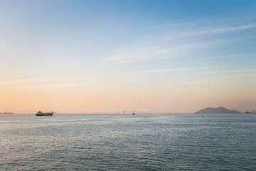 Obraz premium Penang bridge to island Malaysia