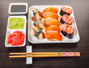 Japanese food, sushi set