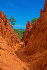 The Bong Lai or Suoi Tre Red Canyons near Mui Ne in south central Bình Thuan Province, Vietnam
