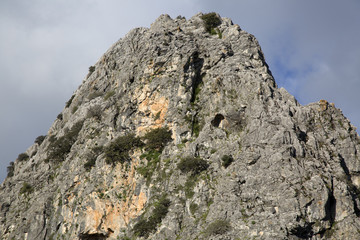 Peak in Grazalema Mountains