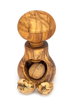 Nussknacker mit Spindel aus Holz