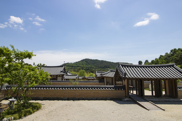 Fototapeta na wymiar 한국전통마을