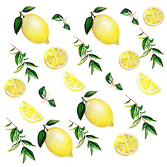 lemon pattern illustration