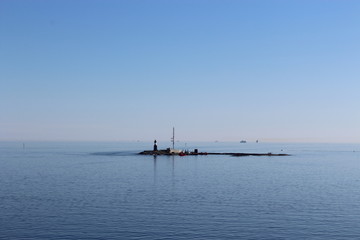 Obraz premium The border island of the territory of Finland