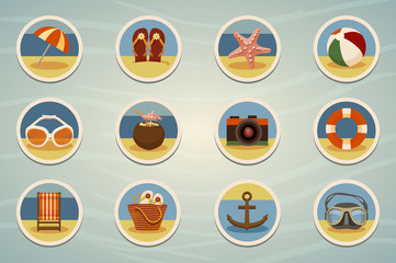 Summer icons