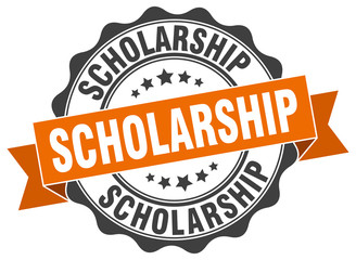 scholarship stamp. sign. seal