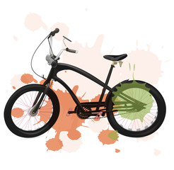 Fototapeta na wymiar vector bicycle. Bicycle drawing.eps