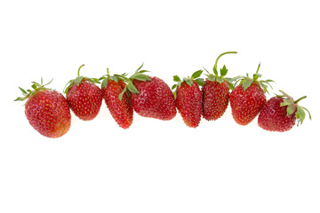 strawberry on white background