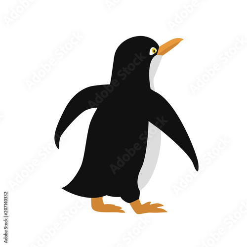 ausmalbild pinguin familie  cartoonbild