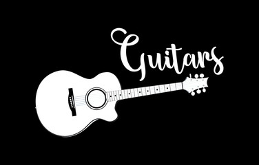 Template of Guitar Shop Logo