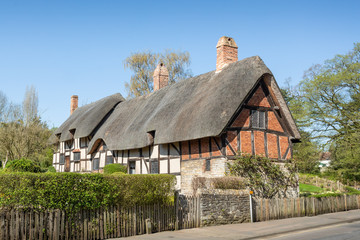 Fototapeta na wymiar Anne Hathaway's Cottage Stratford-upon-Avon, Warwickshire England