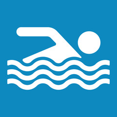 Strand Icon - Baden erlaubt