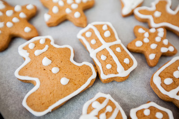Christmas gingerbread cookies