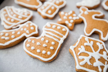 Christmas gingerbread cookies