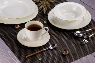 Coffee, tee, morning