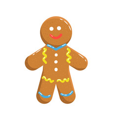 gingerbraed cookie vector