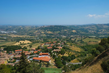 Fototapeta premium Italian Landscape near Torriana
