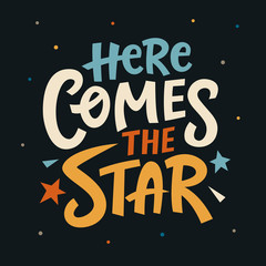 Typography slogan for t shirt printing and embroidery