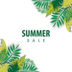 Summer Sale Background Vector