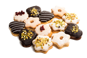 christmas cookies isolated