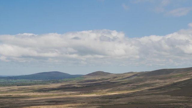 Clouds over Preseli Hills Pembrokeshire Timelapse