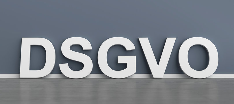 3D DSVGO Text grau