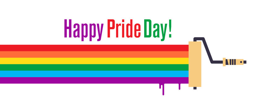 gay pride day, vector illustration