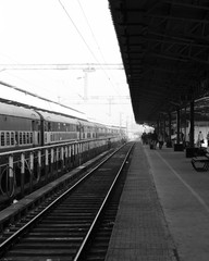 A night at a railway station