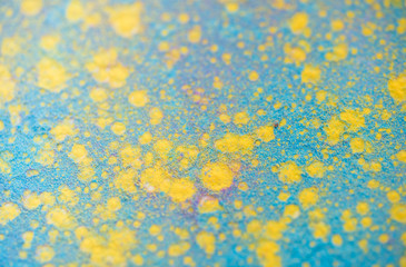 Background of Abstract Macro Close Up with Various Colors