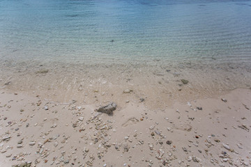 crystal clear water, awesome beaches, and white sands