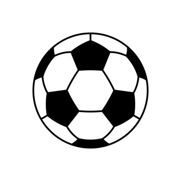 Soccer ball icons Flat vector