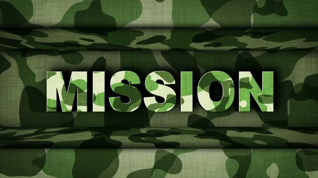 MILITARY GATE, Countdown and MISSION Text Animation, Rendering, Background, Loop, 4k 
