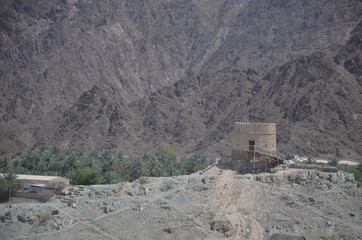 One of the towers of Hatta, United Arab Emirates