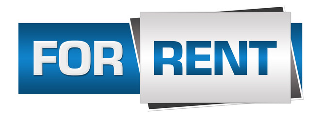 For Rent Blue Grey Horizontal 