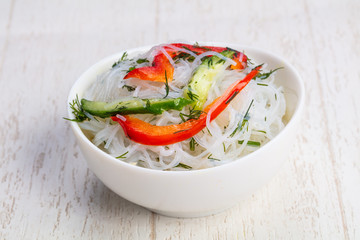 Appetizing bean noodles
