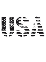 buchstaben kratzer risse text usa vereinigte staaten amerika 3 farben nation blau weiß rot flagge design logo cool