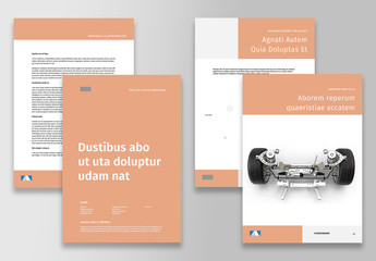 Modernes Angebotslayout