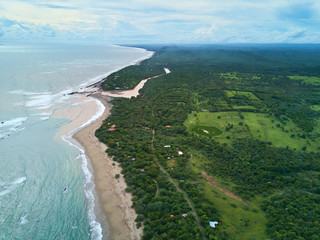 Pacific coast in Nicaragua