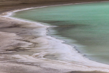 Salt lagoon at Torres del Paine National Park