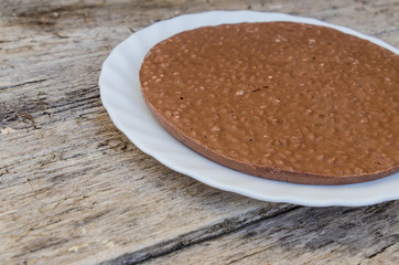 chocolate and rice cake