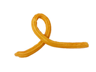 Churro isolated over white background