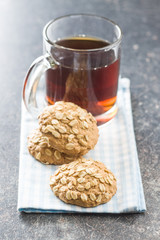 Tasty oatmeal cookies.