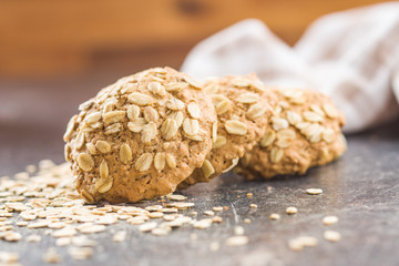 Tasty oatmeal cookies.