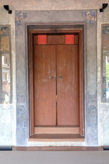 Vintage wooden door