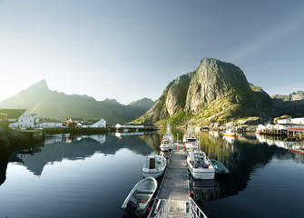 sunset - Reine, Lofoten islands, Norway